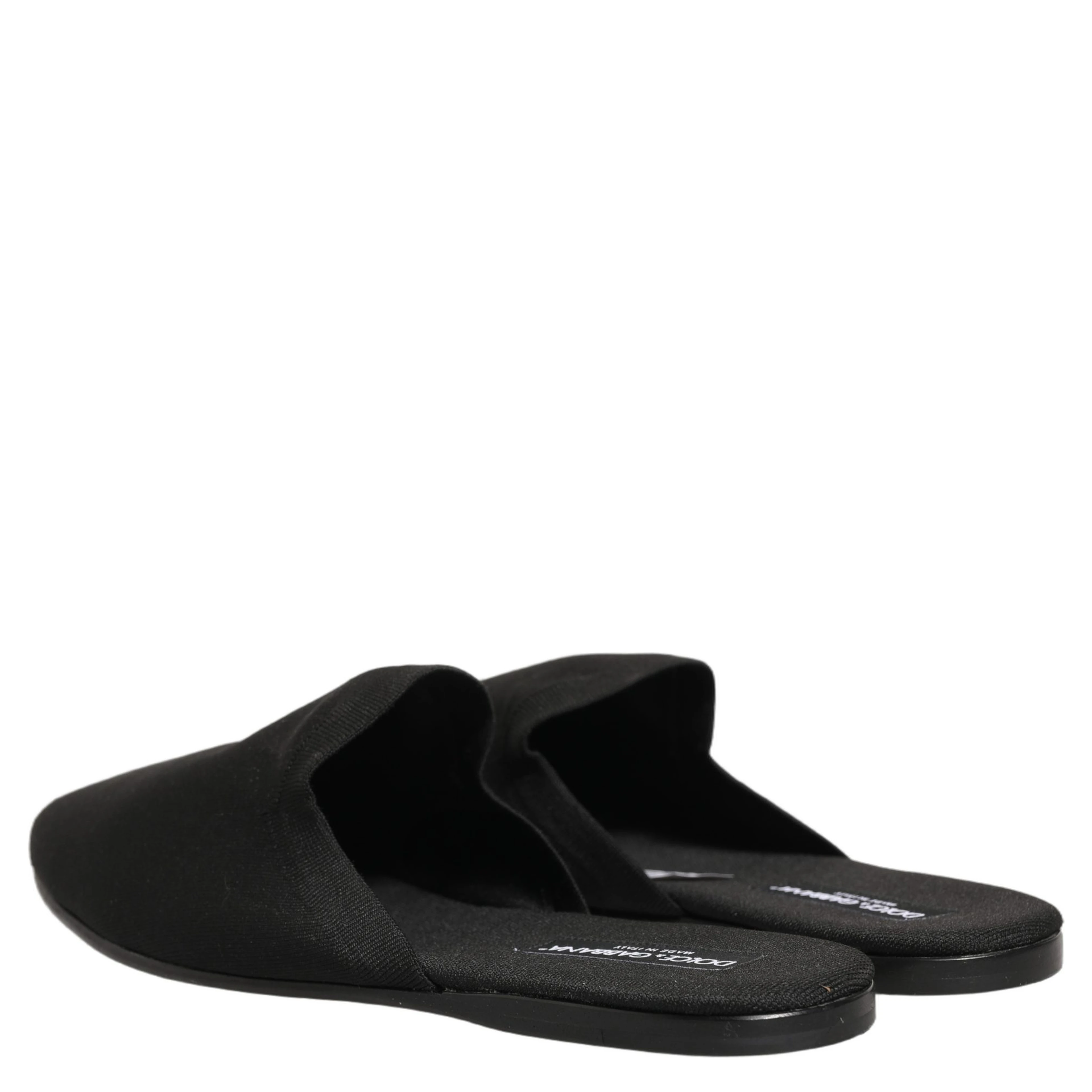 Black Suede Slides Flat Slipper Men Shoes