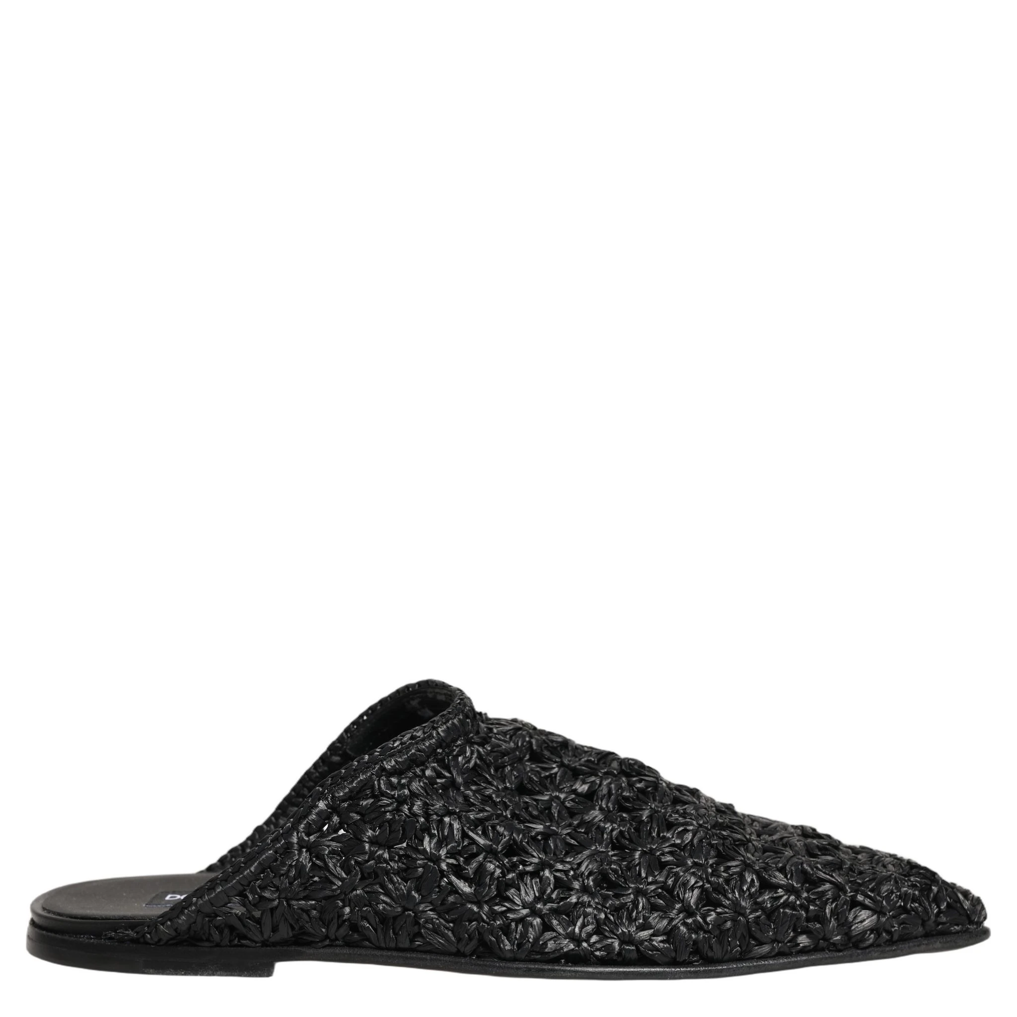 Black Mules Slides Slippers Men Flats Shoes