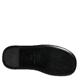 White Faux Fur Flats Men Slides Sandals Shoes