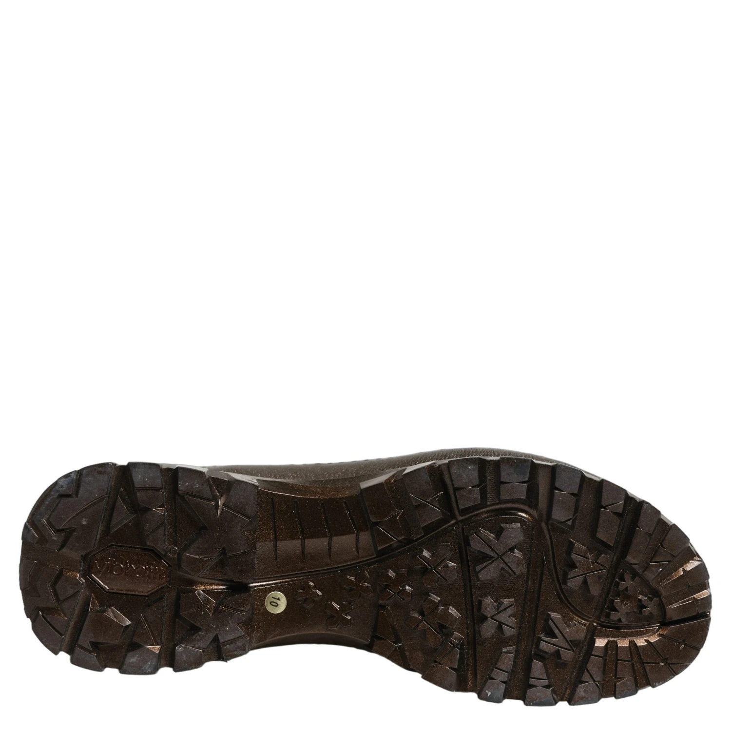 Bronze PVC Pull On Rain Boots Men Shoes