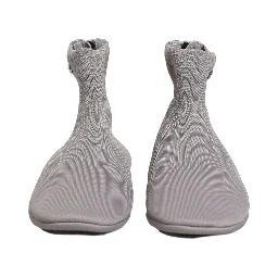 Gray Stretch Mesh Men Ankle Boots Shoes