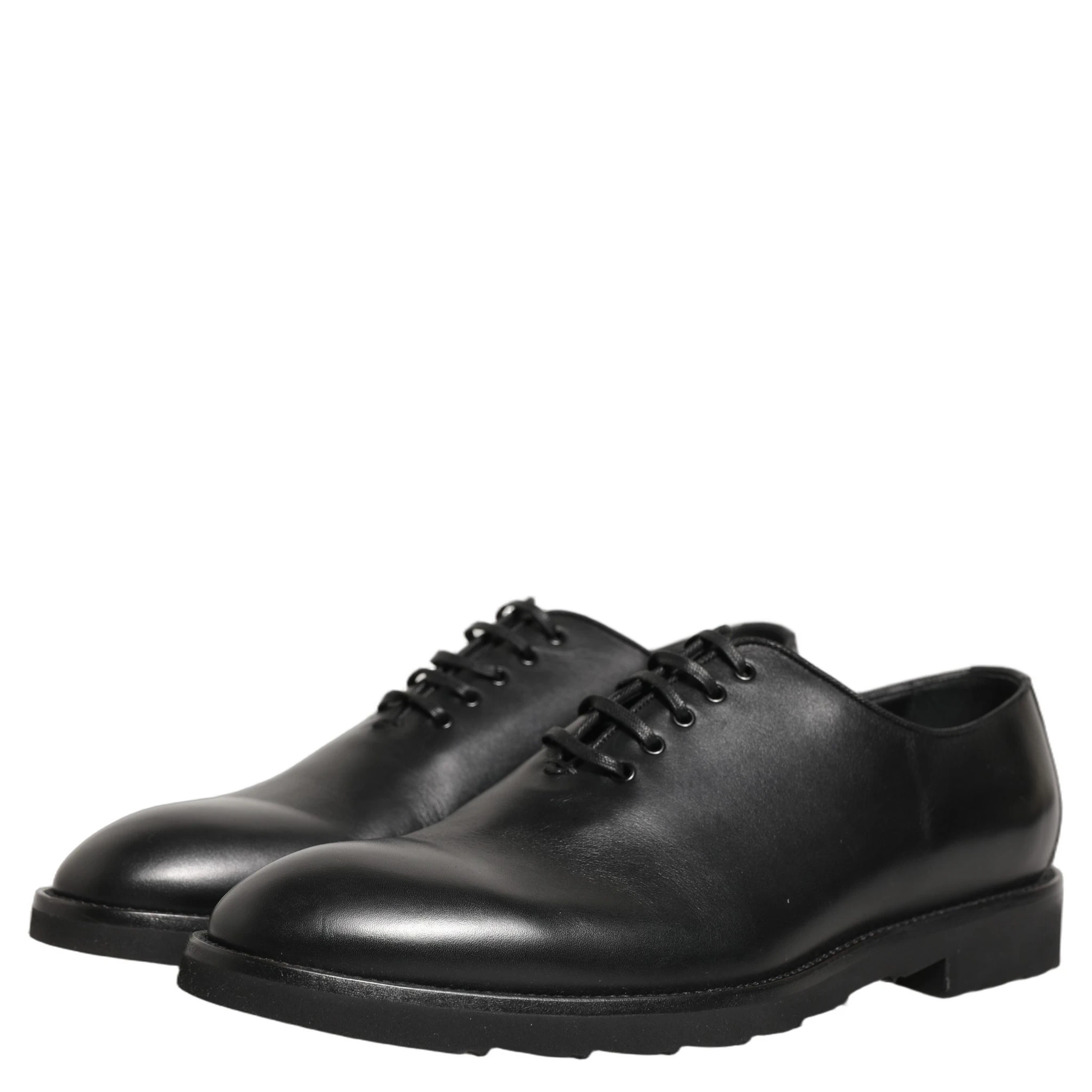 Black Leather Men Oxford Dress Formal Shoes