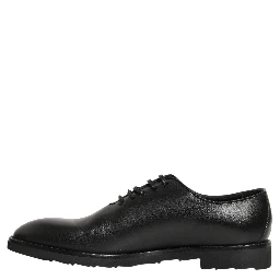 Black Leather Men Oxford Dress Formal Shoes