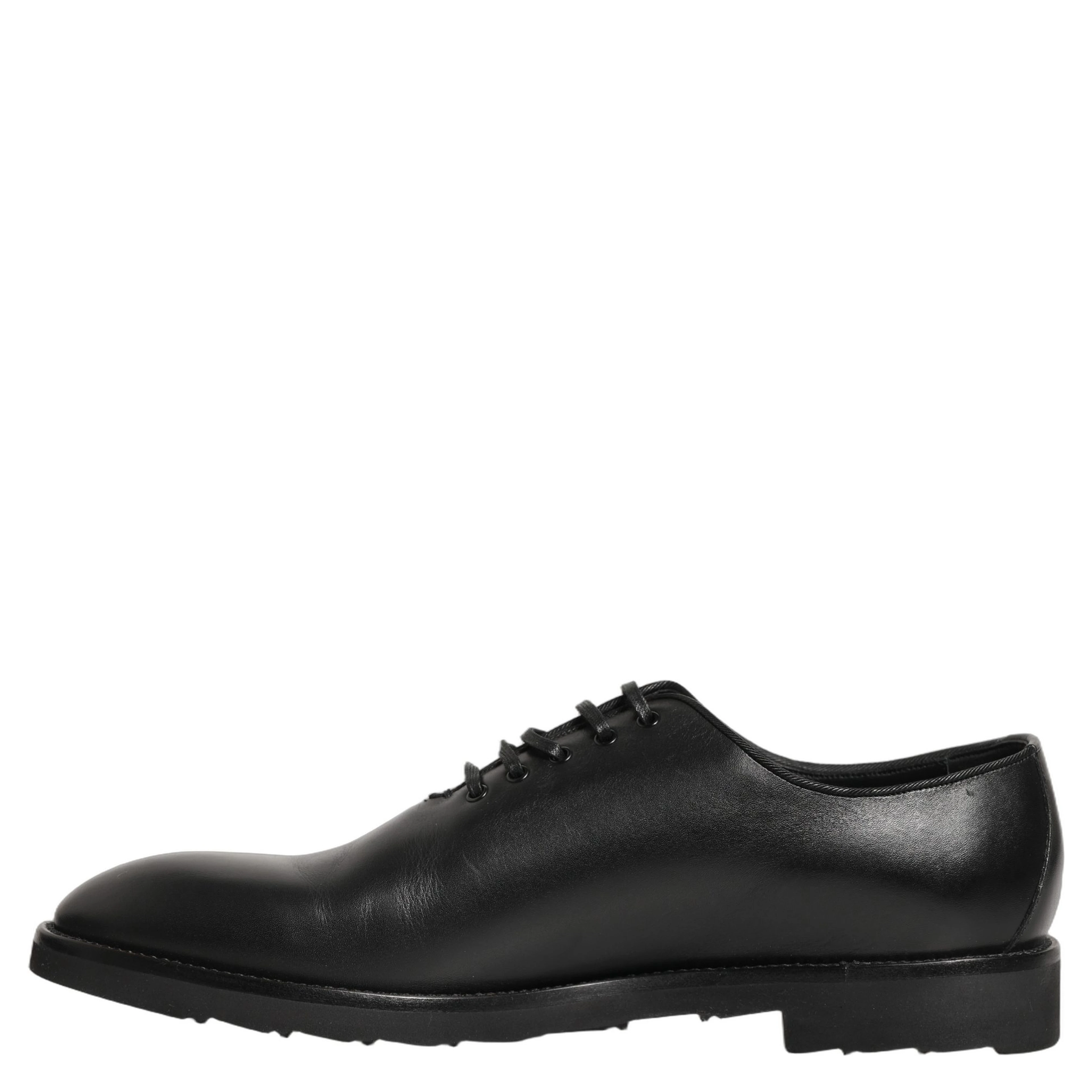 Black Leather Men Oxford Dress Formal Shoes