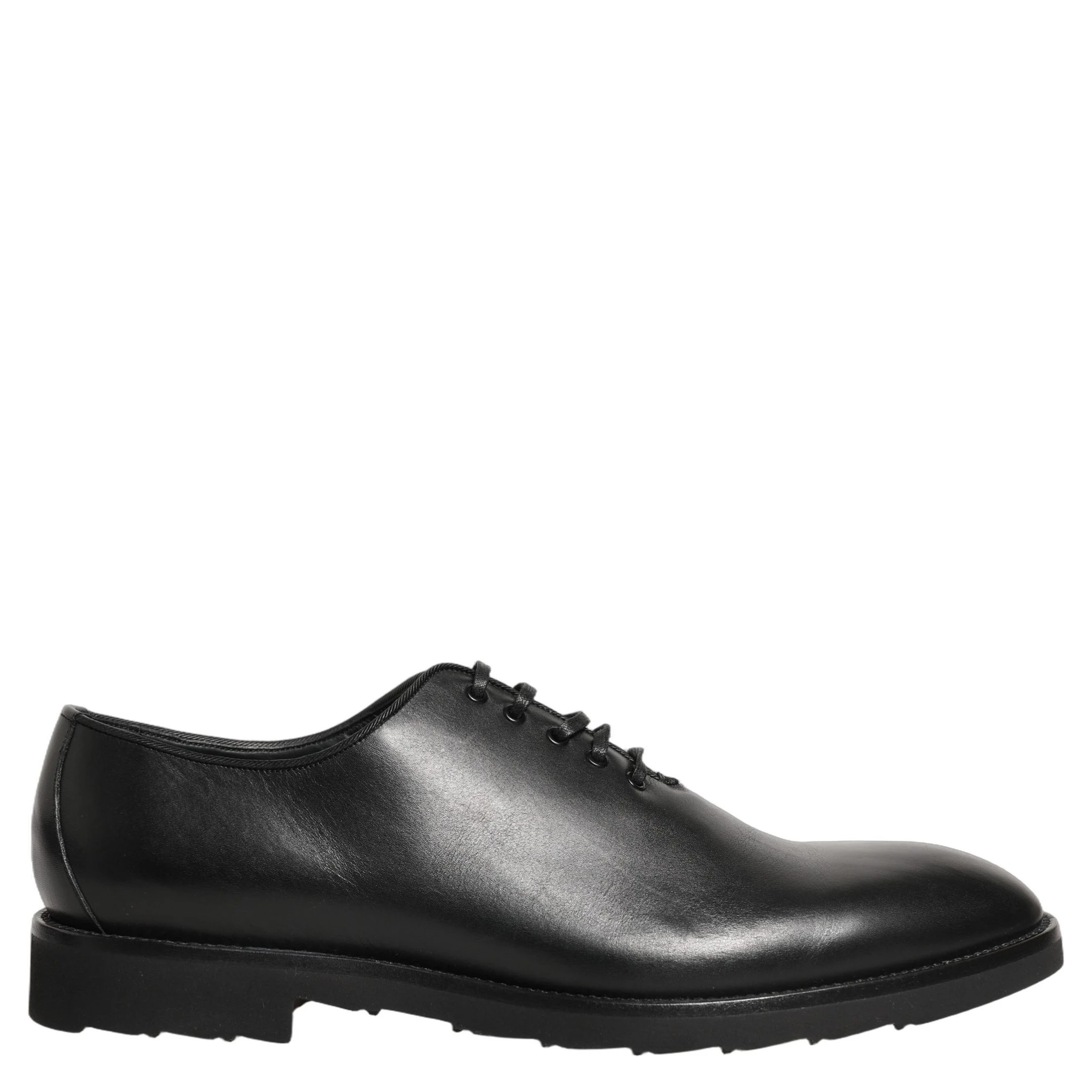 Black Leather Men Oxford Dress Formal Shoes