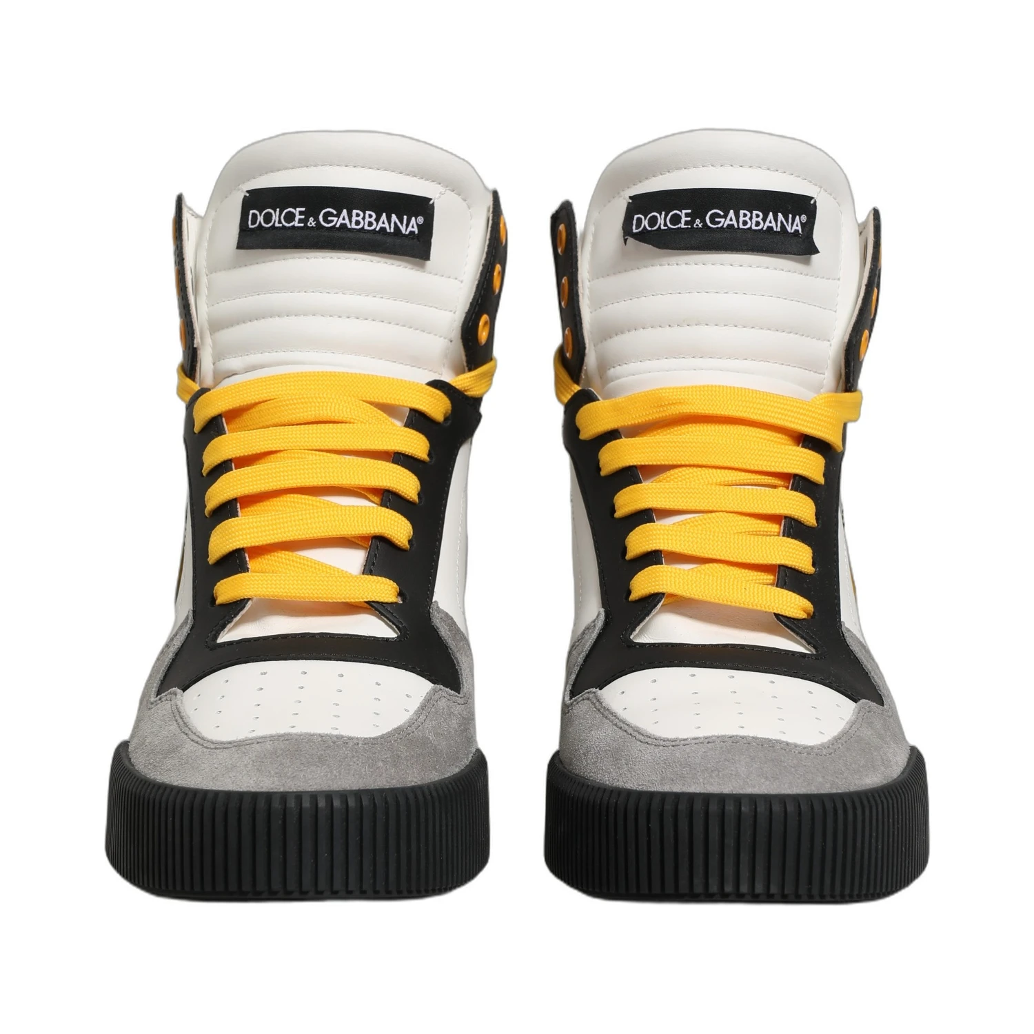 Multicolor Leather High Top Sneakers Shoes