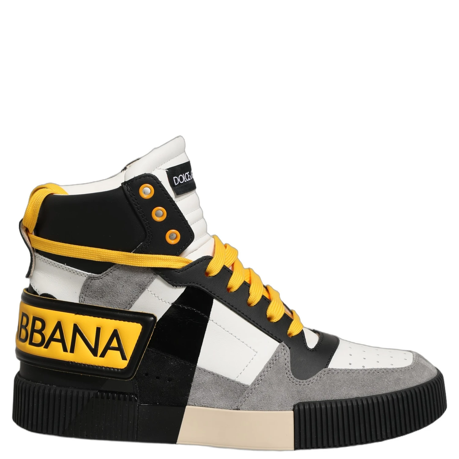 Multicolor Leather High Top Sneakers Shoes