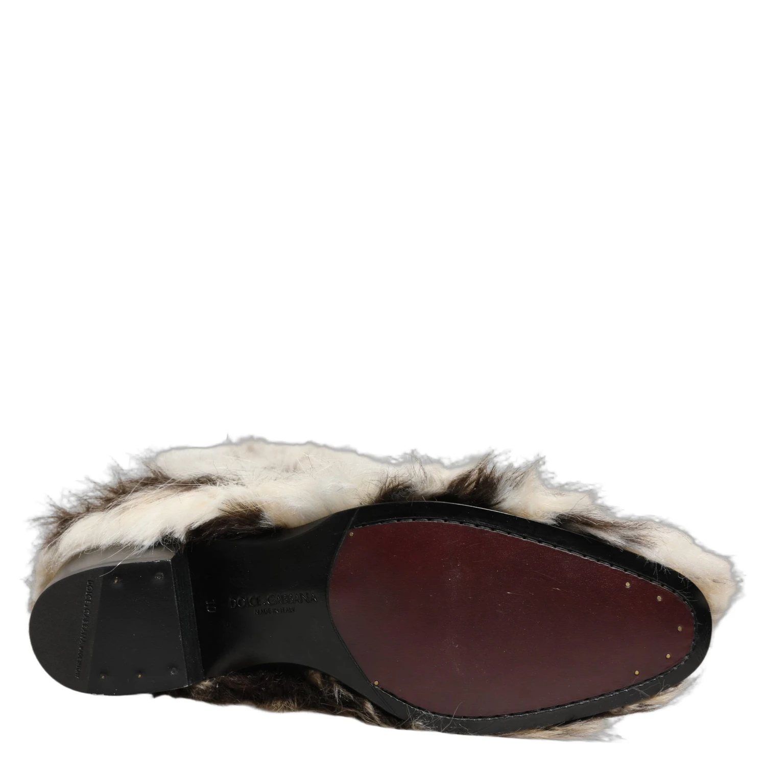 Multicolor Knee High Faux Fur Boots Shoes