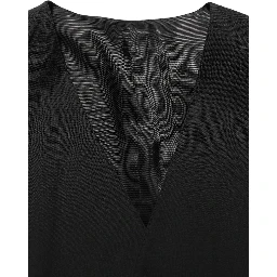 Black Wool Slim Fit Formal 3 Piece Men Suit