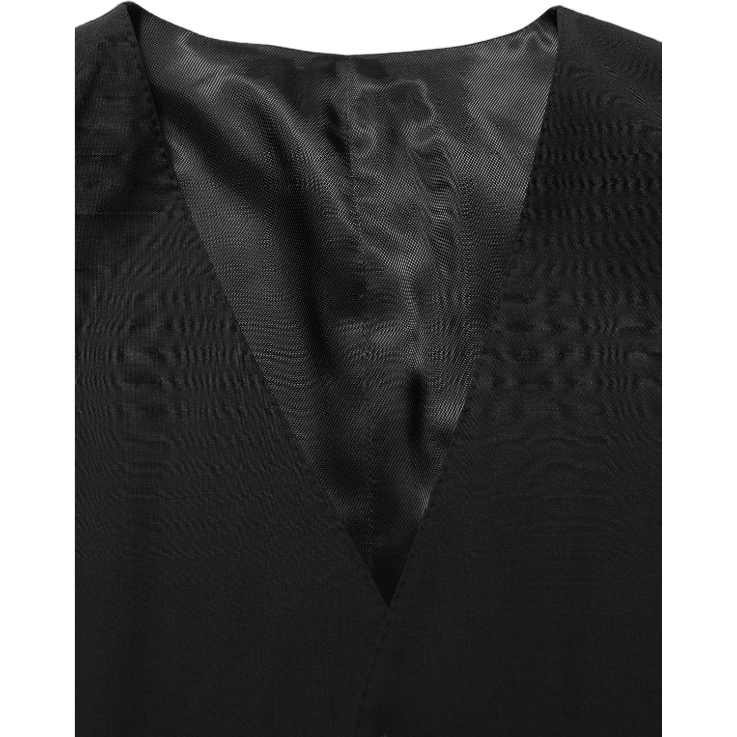 Black Wool Slim Fit Formal 3 Piece Men Suit