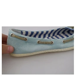 Minnesota Blue Stripe Flat Slip-On Shoes