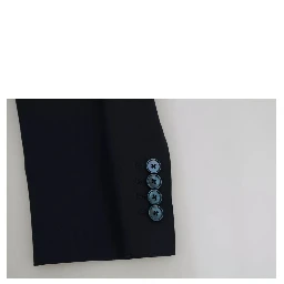 Blue Wool MARTINI Blazer Vest 2 Piece