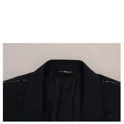 Blue Wool MARTINI Blazer Vest 2 Piece