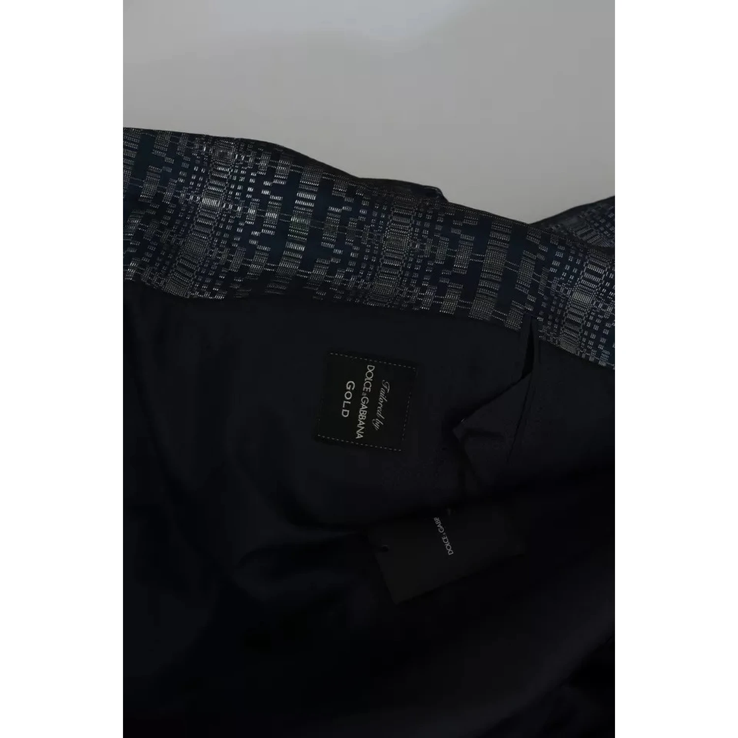 Blue Silver Shiny 2 Piece Slim GOLD Suit