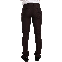 Bordeaux Wool MARTINI Slim Fit Suit