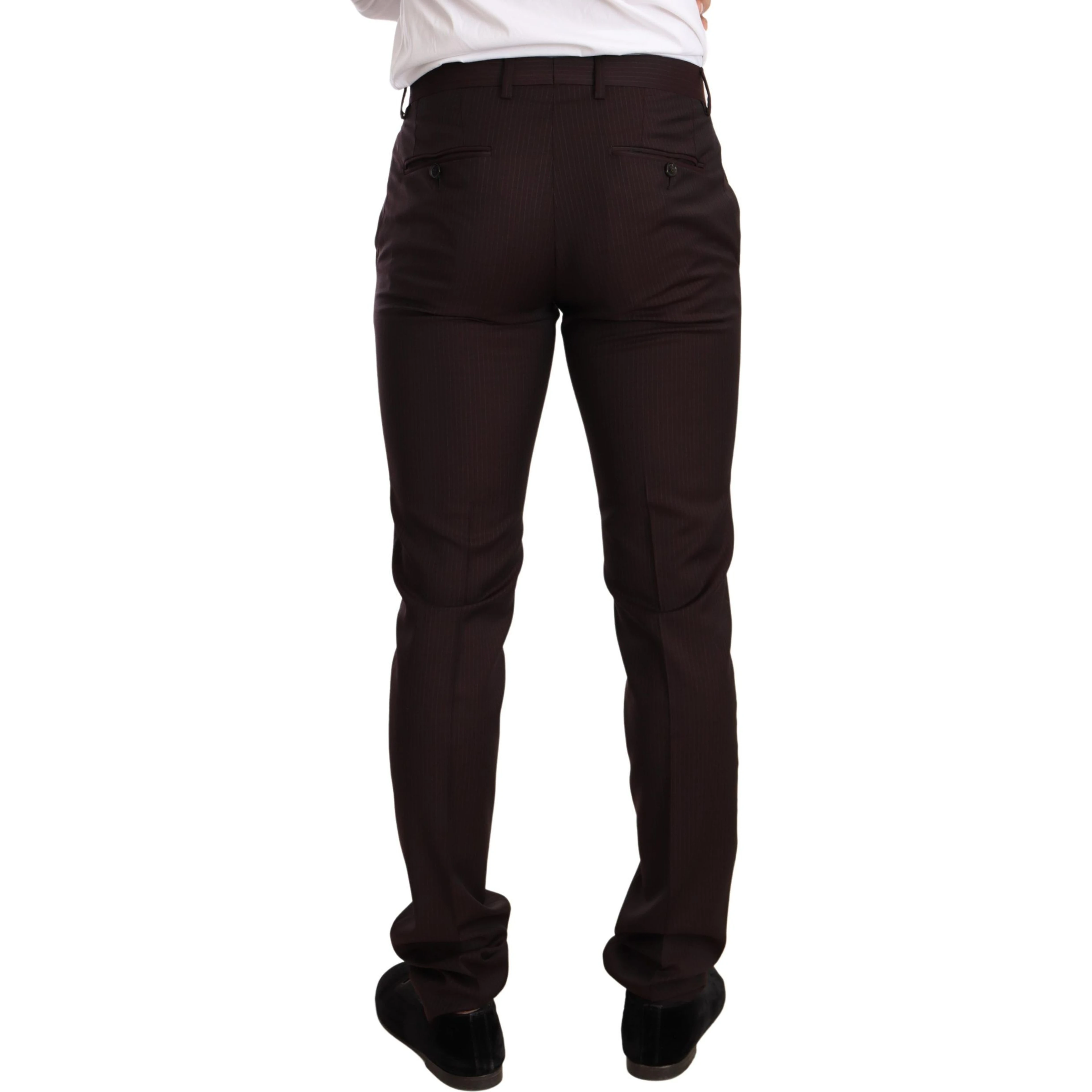 Bordeaux Wool MARTINI Slim Fit Suit