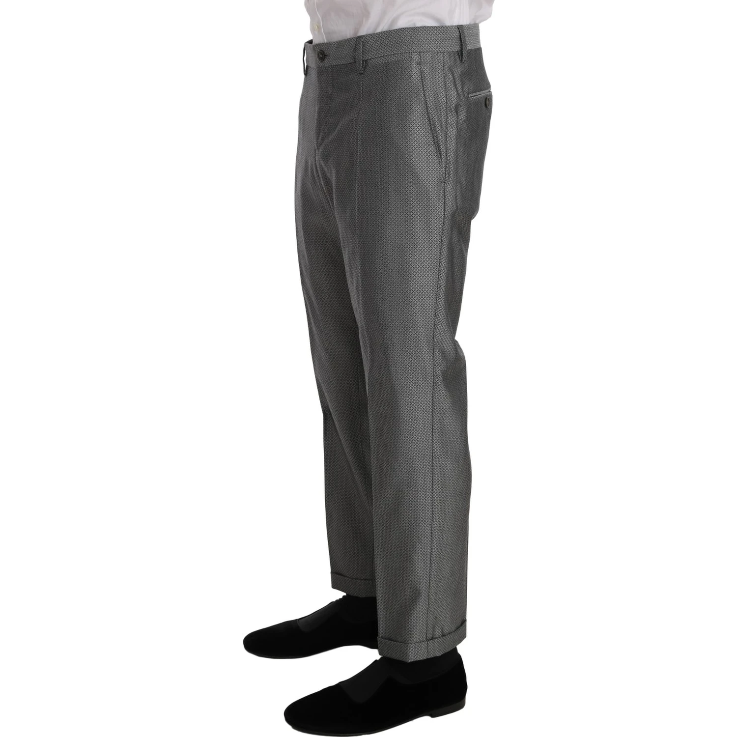 Black Stretch Crystal Bee Slim Fit Suit