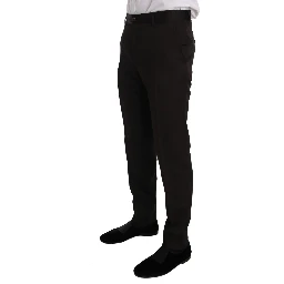Brown Wool Crystal Bee Slim Fit MARTINI