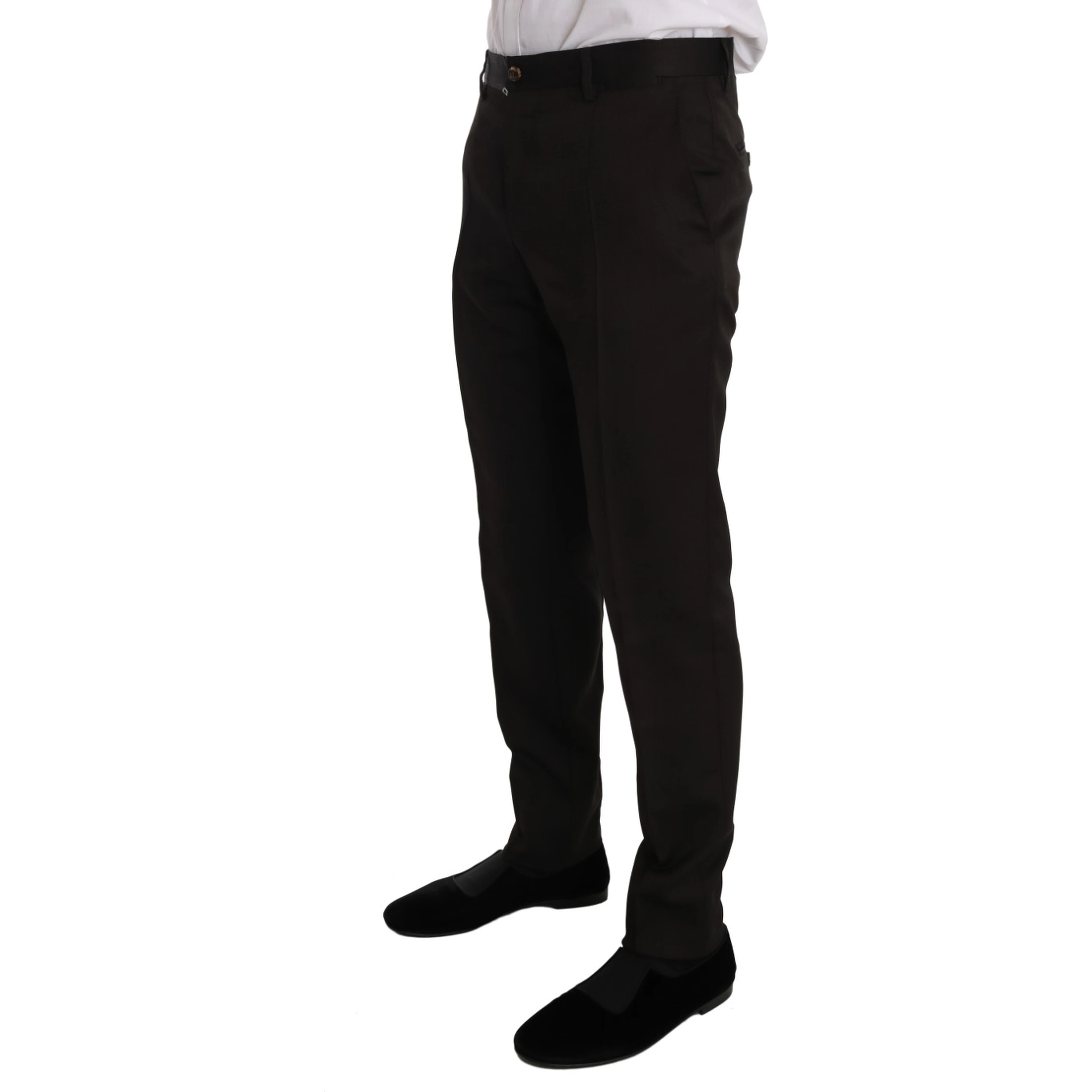 Brown Wool Crystal Bee Slim Fit MARTINI