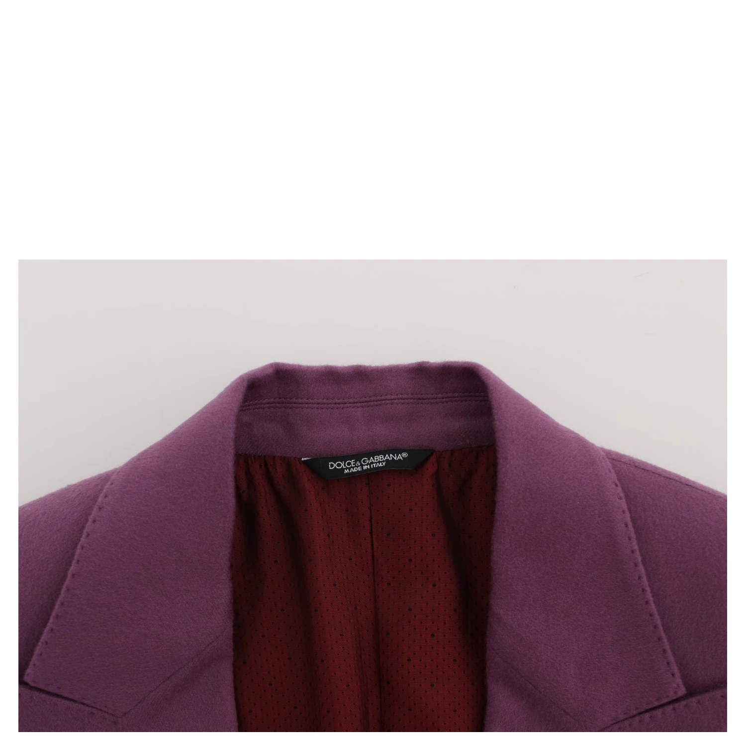 Purple Cashmere Slim Fit Blazer Jacket