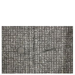 Gray Wool Blend Vest Gilet Weste