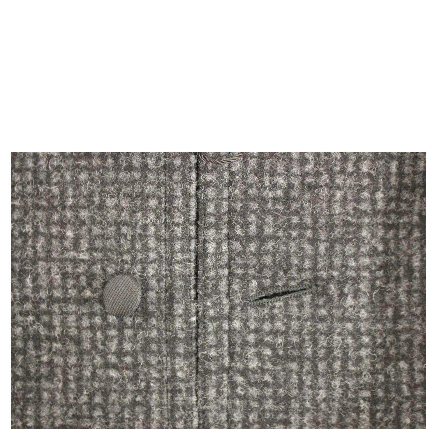 Gray Wool Blend Vest Gilet Weste