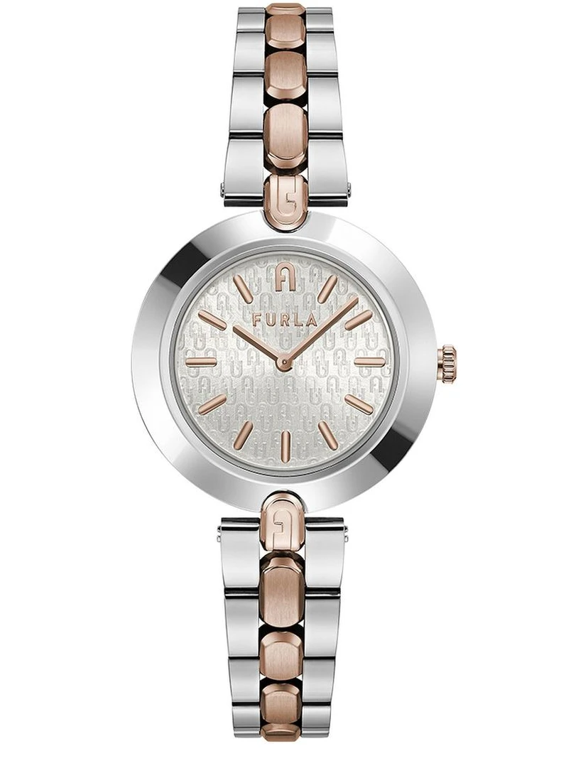 Gray Stainless Steel Dress Watch