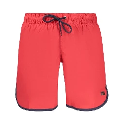 Rosso Polyamide Men's Swim Shorts