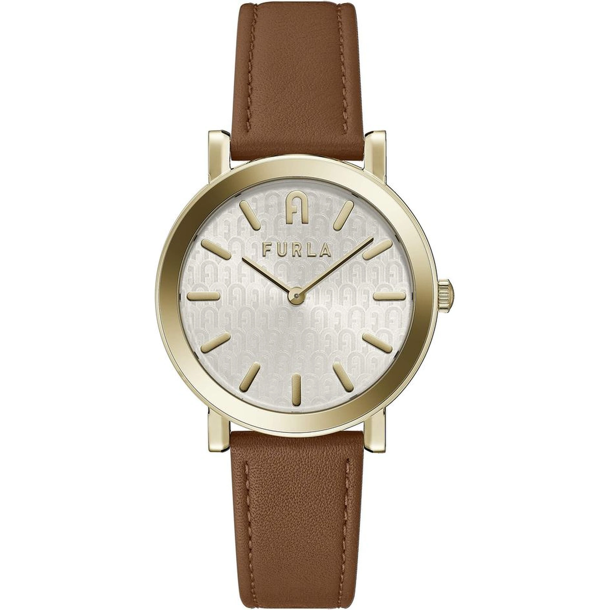 Brown Leather Dress Watch