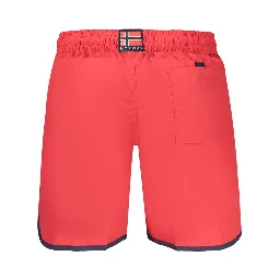 Rosso Polyamide Men's Swim Shorts