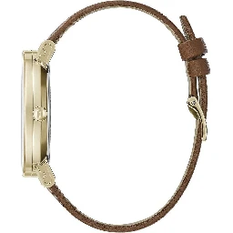 Brown Leather Dress Watch