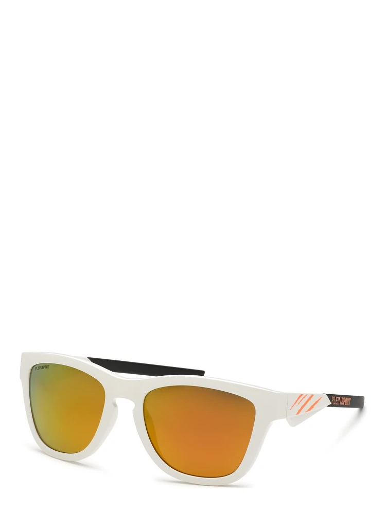 White Injected Sunglasses
