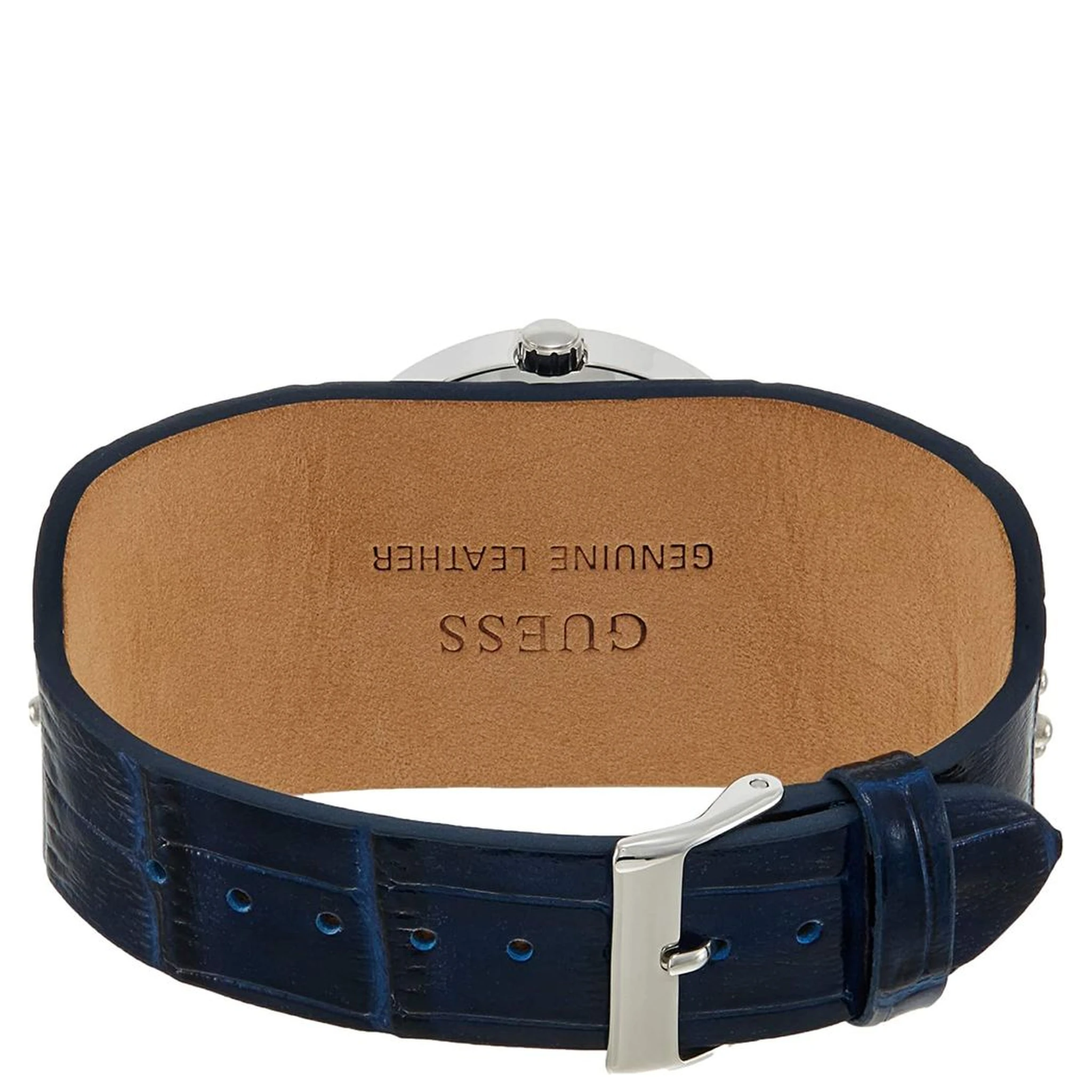 Blue Leather Dress Watch