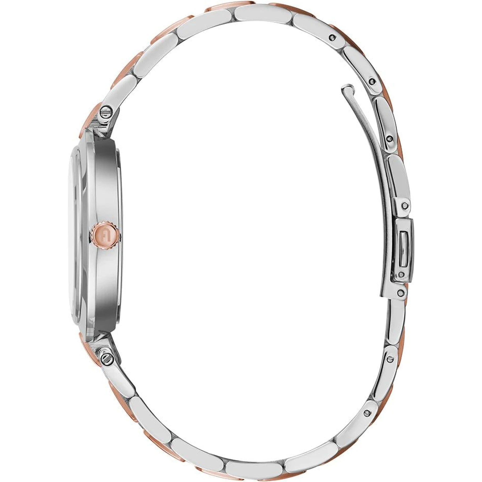 Gray Stainless Steel Dress Watch