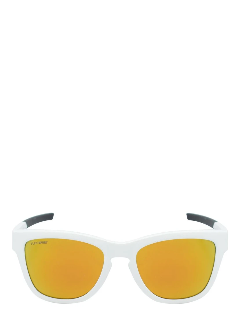 White Injected Sunglasses