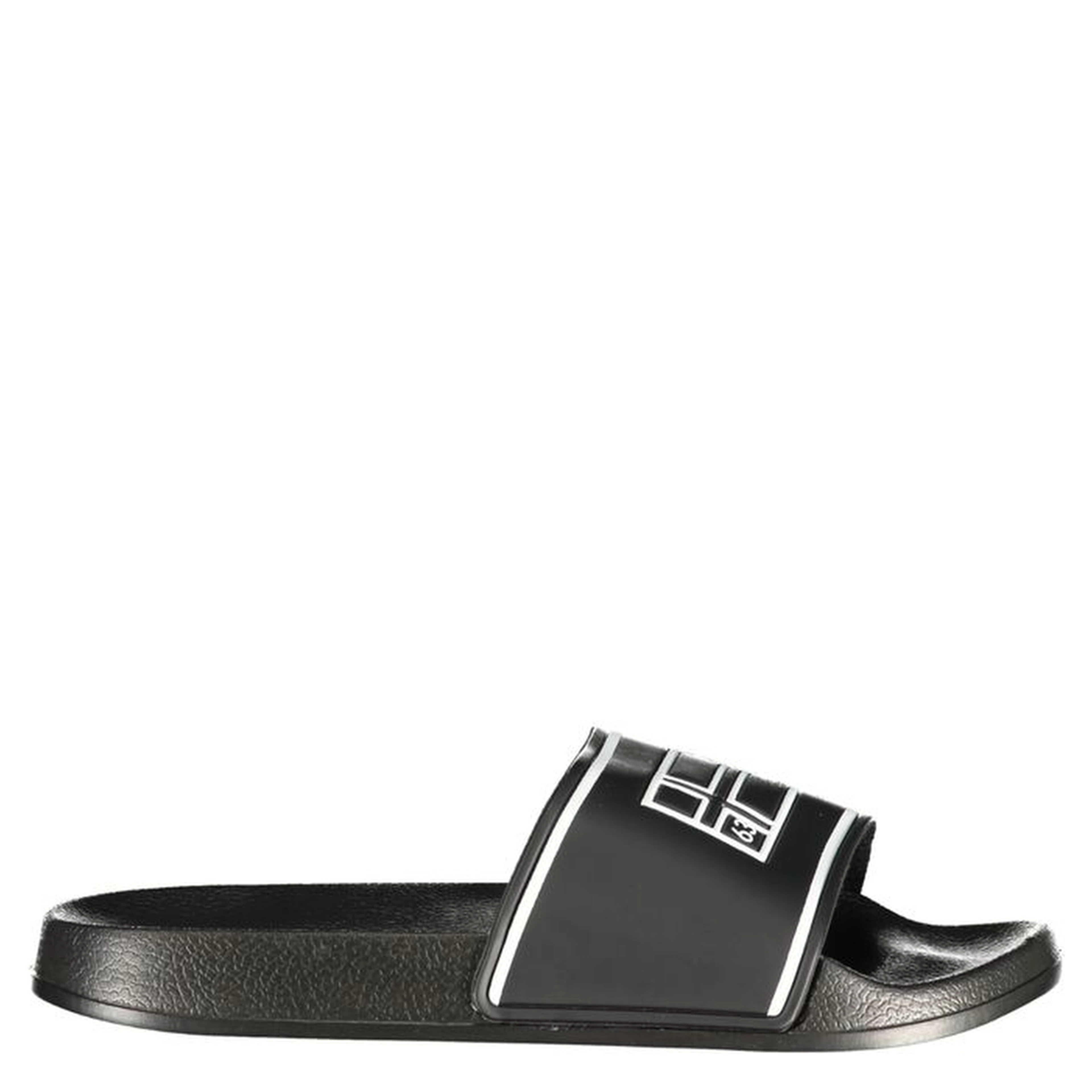 Black Polyurethane Men's Slipper