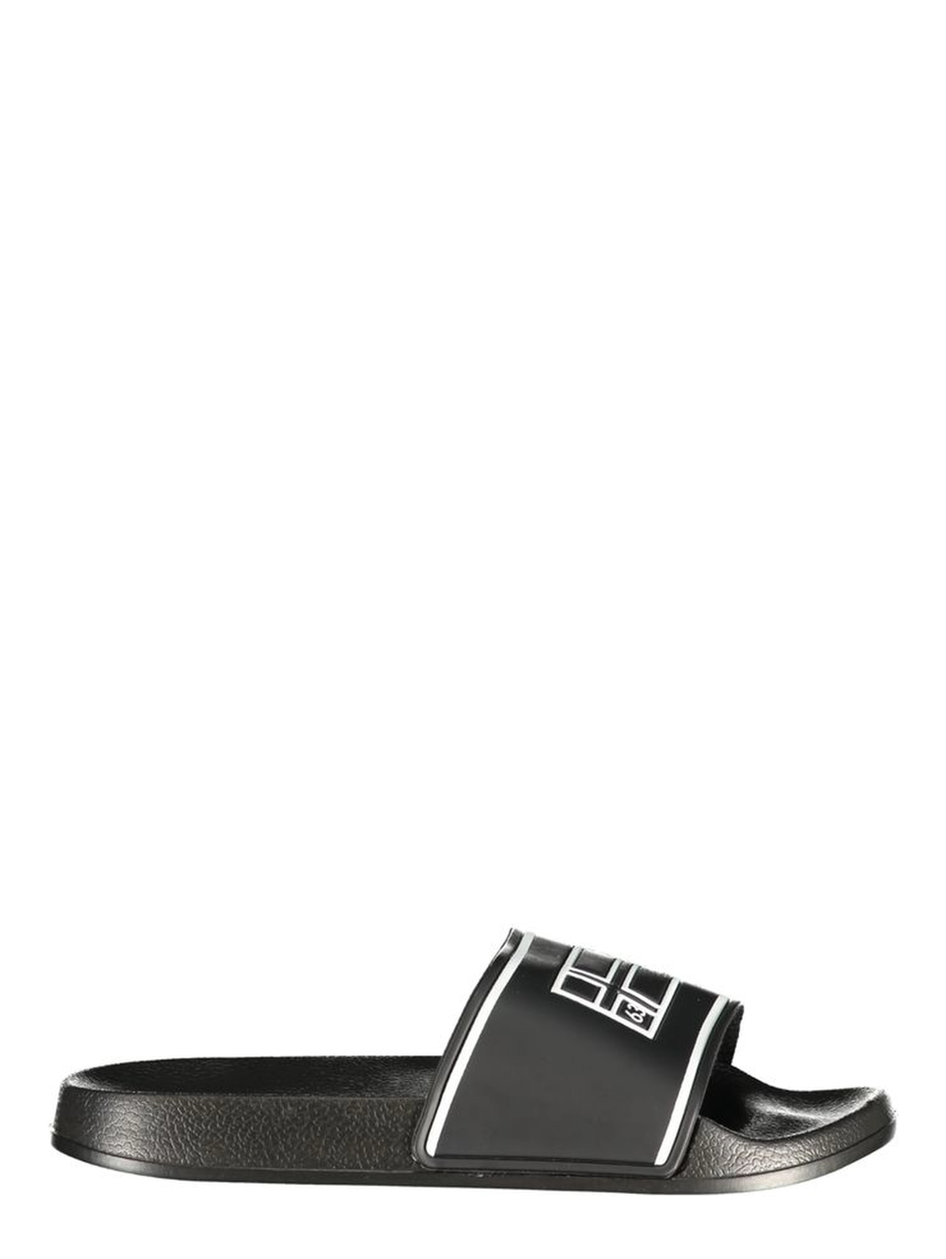 Black Polyurethane Men's Slipper