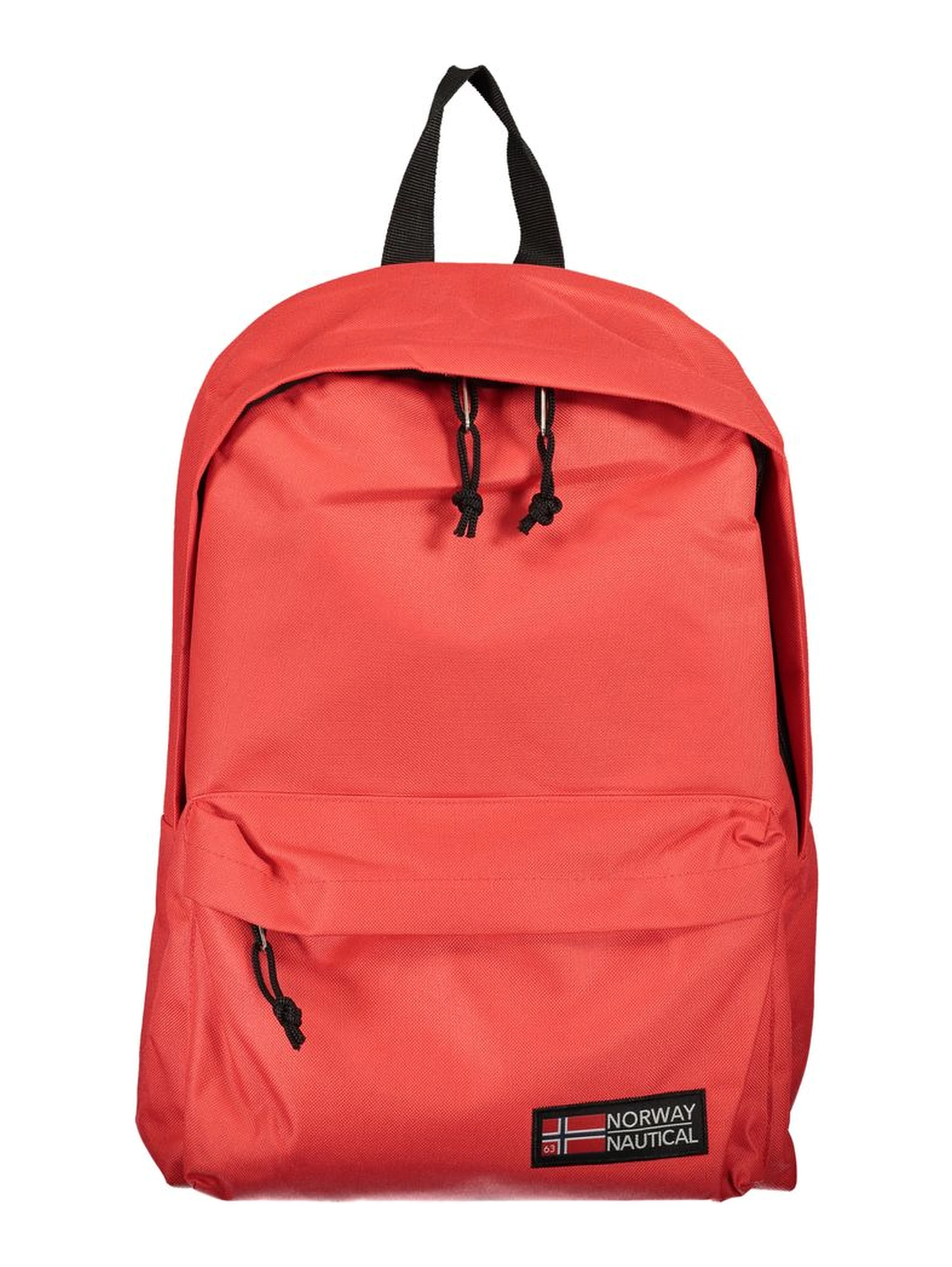 Red Polyester Backpack