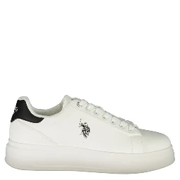 Bianco Polyester Uomo Sneaker