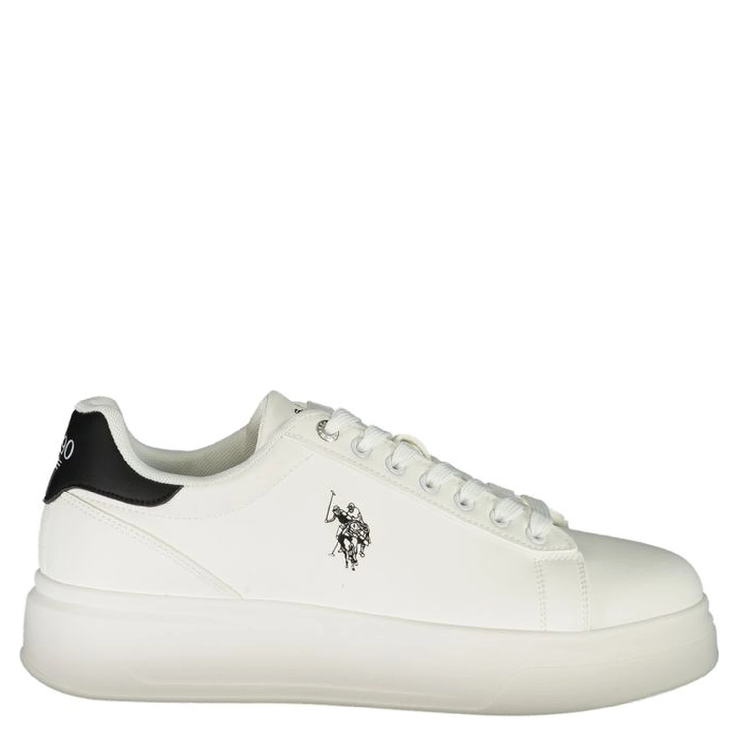 Bianco Polyester Uomo Sneaker