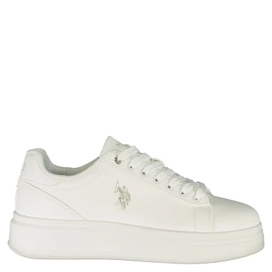 Bianco Polyurethane Uomo Sneaker