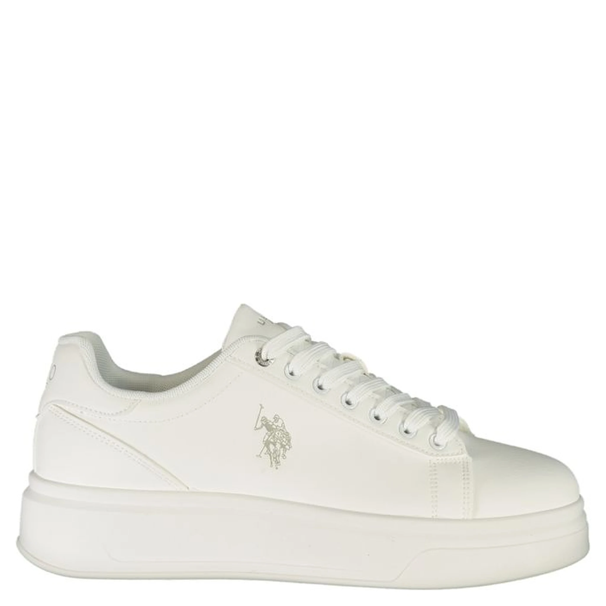 Bianco Polyurethane Uomo Sneaker