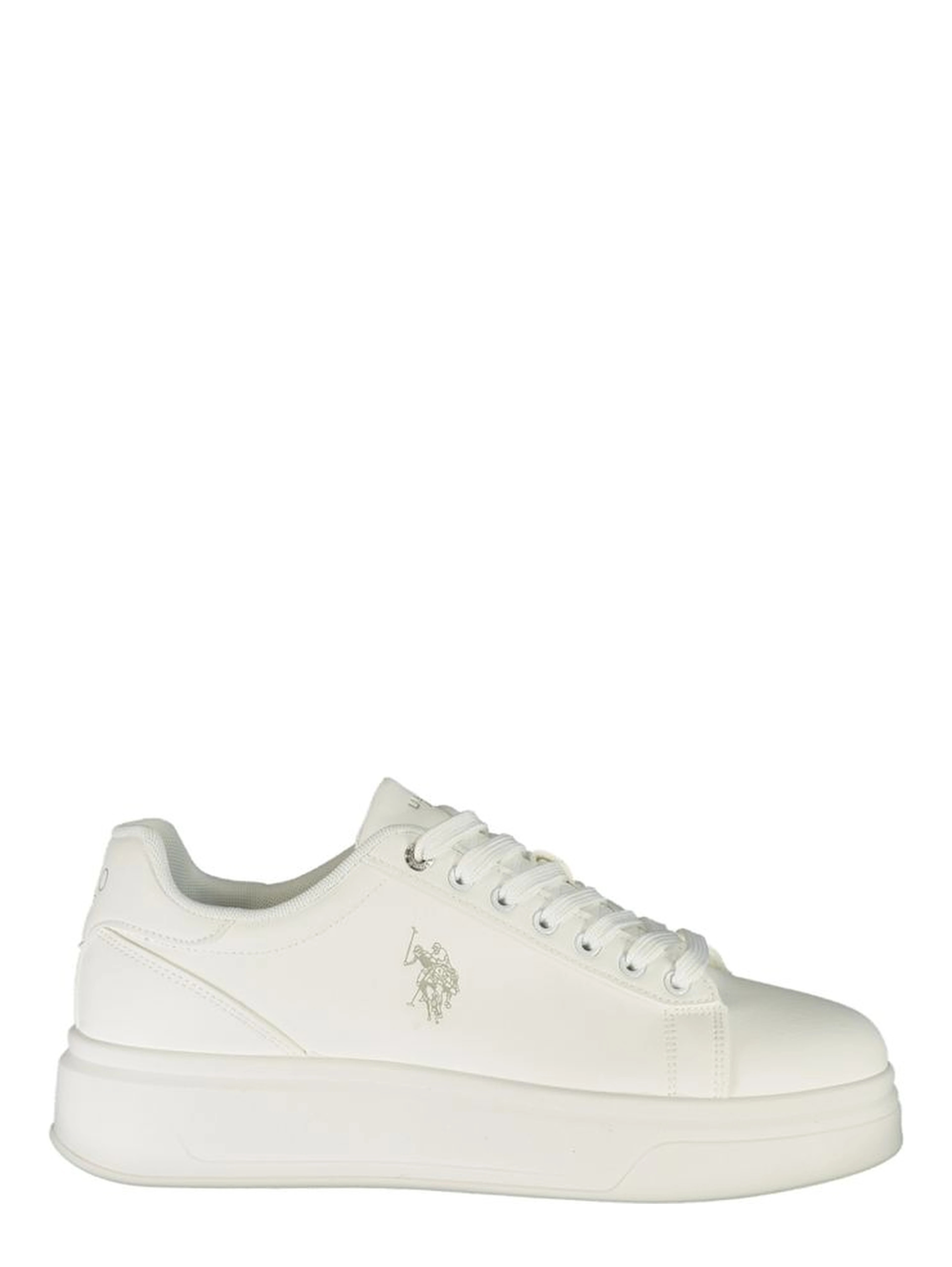 Bianco Polyurethane Uomo Sneaker