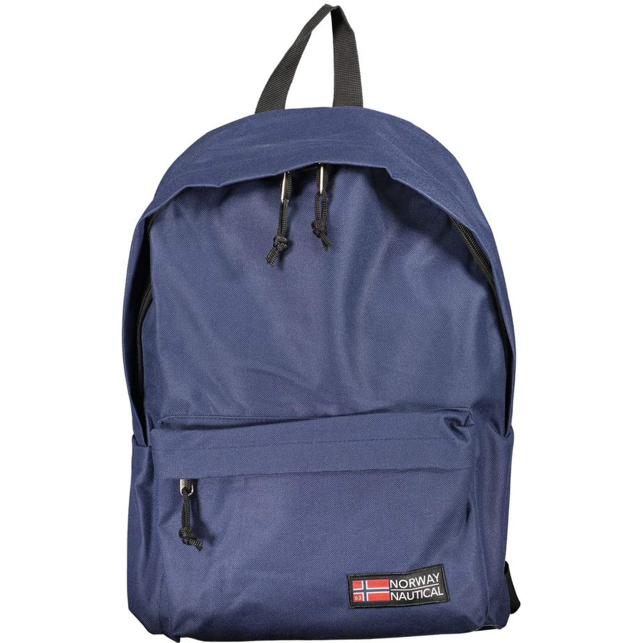 Blue Polyester Men's Backpack