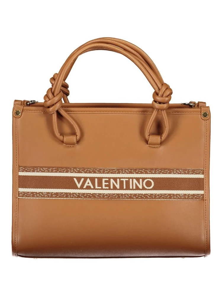 Brown Polyurethane Women's Bag