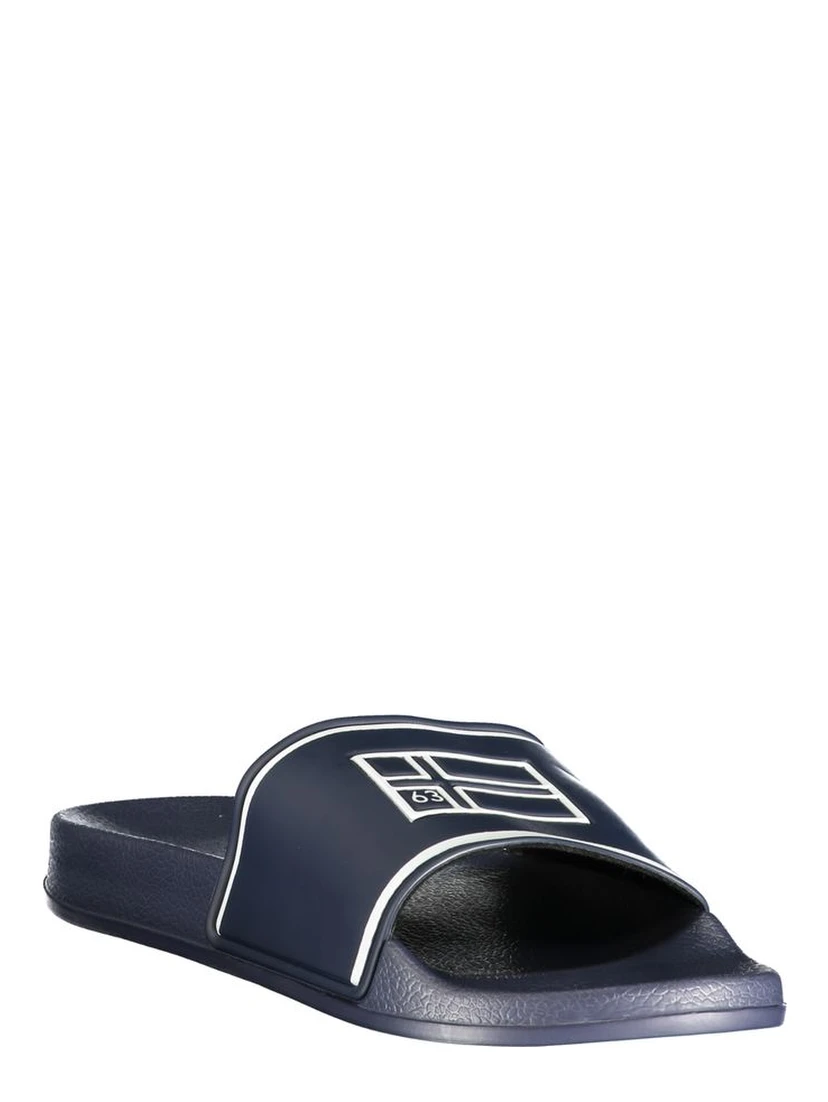 Blue Polyurethane Men's Slipper
