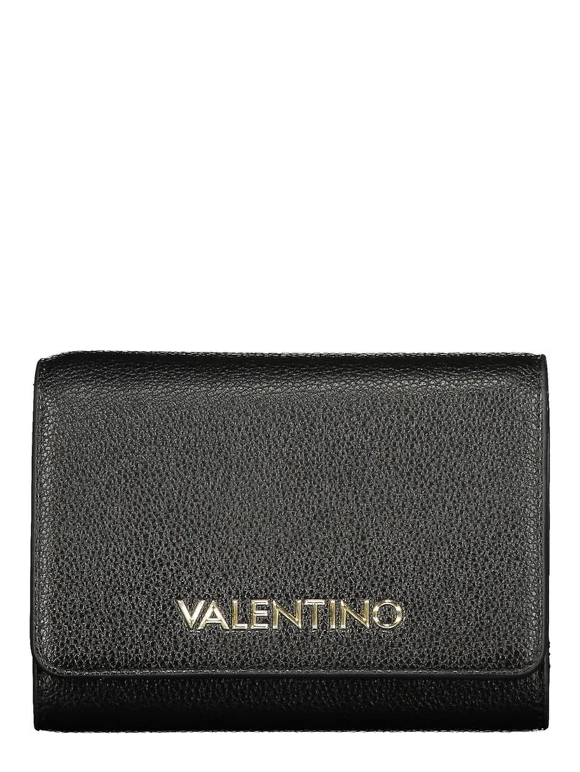 Black Polyurethane Women's Wallet
