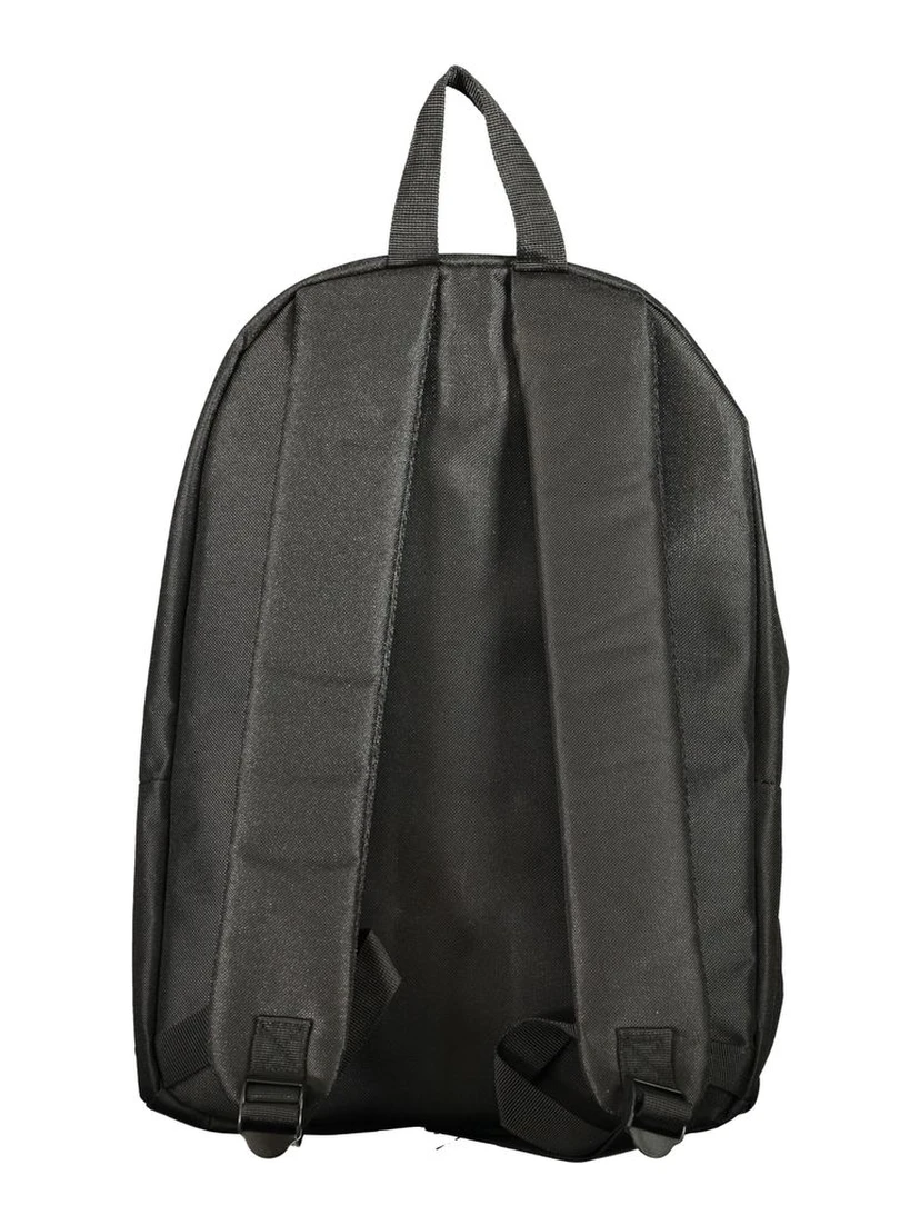 Black Polyester Men's Backpack