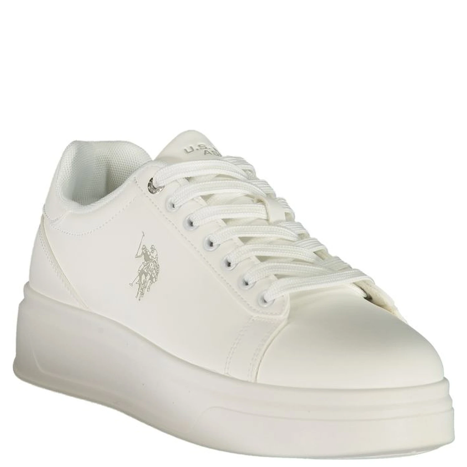 Bianco Polyurethane Uomo Sneaker