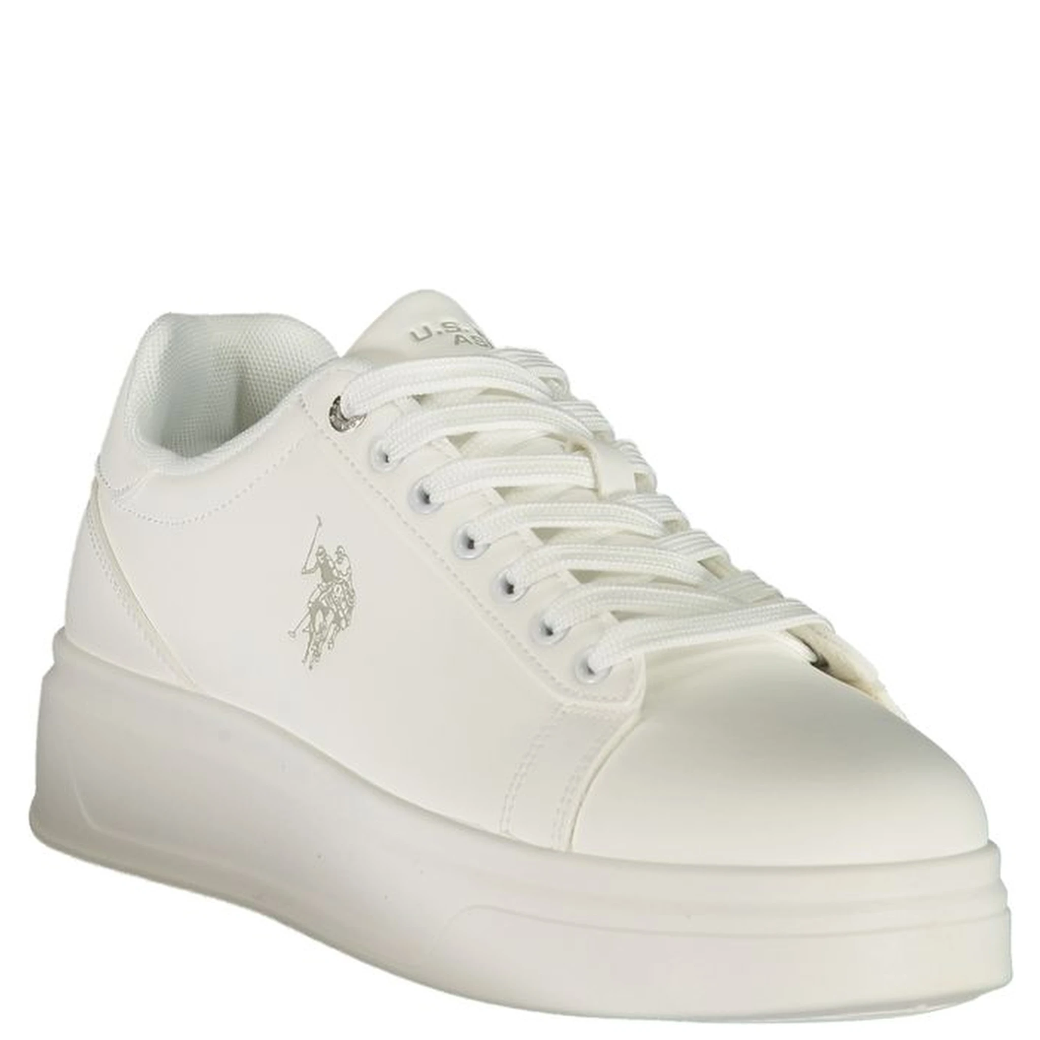 Bianco Polyurethane Uomo Sneaker